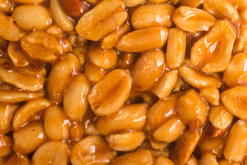 Brazilian Pe de Moleque. Peanut dessert