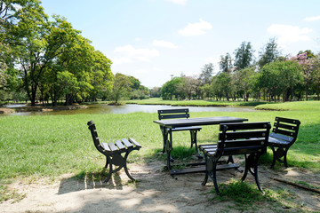 Bench in the park