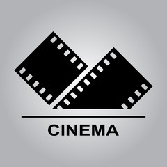 Fototapeta premium Illustration of an isolated cinema camera icon