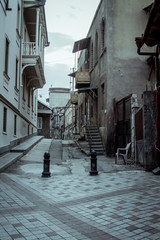 Fototapeta premium Old streets in the historical center of Tbilisi. Georgia