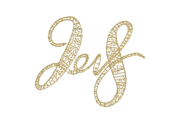 New 2018 year golden lettering number figures isolated on white background. 3D illustration