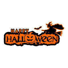 Happy Halloween. Vector Illustration, Halloween Background