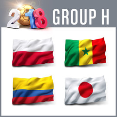 2018 soccer competition in Russia - Group H