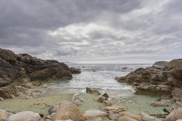 Playa de los Cristales (Laxe, La Coruña - España).