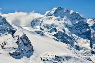 Piz Bernina in Switzerland