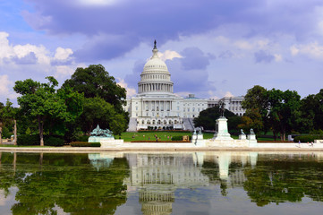 Congress Building in Capitol Hill, Washington DC