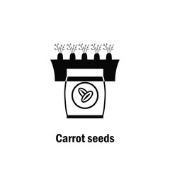 Seeds shop logo in vector