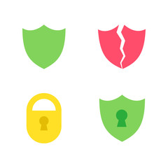 Shields and padlocks for web computer