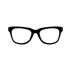 Fototapeta premium Glasses vector icon. Simple isolated symbol black pictogram on white background. EPS10