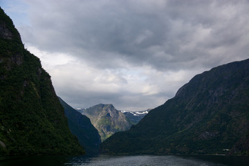 Naeroyfjord, Sogn og Fjordane, Norwegen