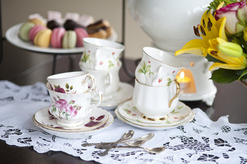 traditional English tea, high tea