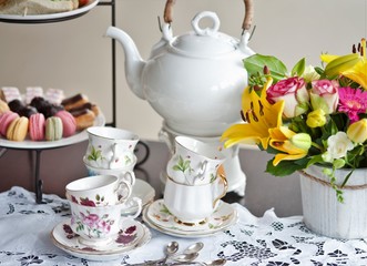 traditional English tea, high tea