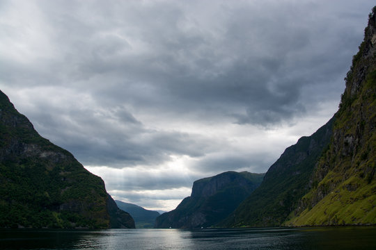 Naeroyfjord, Sogn og Fjordane, Norwegen
