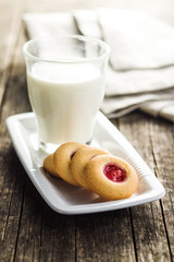 Sweet jelly cookies.