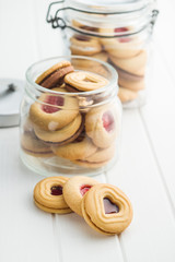 Sweet jelly cookies.