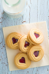 Sweet jelly cookies.