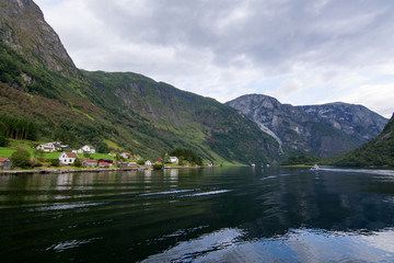 Fototapeta premium Gudvangen, Sogn og Fjordane, Norwegen
