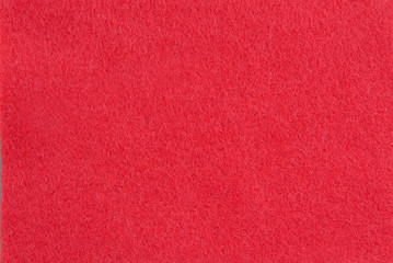 Fototapeta premium roter Filz - Nahaufnahme
