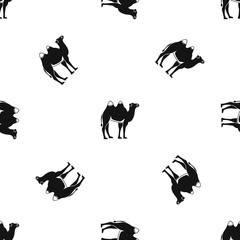 Camel pattern seamless black