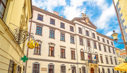 Obraz premium Cityscape of Old Town In Bratislava.