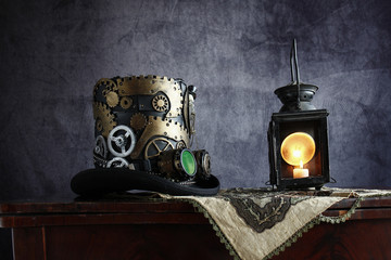 Steampunk cilindro tuba