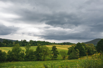 Amazing mountains landscapes, road in a mountains, beautiful sun in a mountains,  hiking, adventure