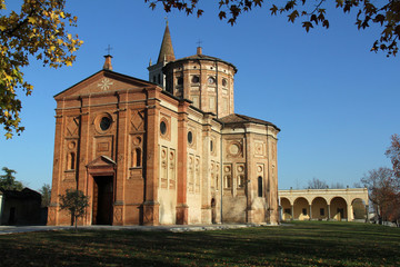 Fototapeta na wymiar il santuario della Beata Vergine della Misericordia a Castelleone (Cremona); opera dell'architetto Agostino de Fondulis