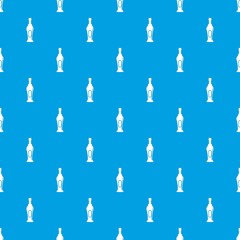 Alcohol bottle pattern seamless blue