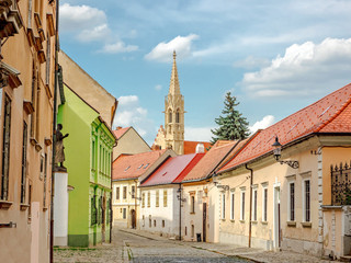 Cityscape of Old Town In Bratislava.