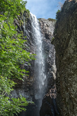 Fototapeta premium Cascade du Déroc en Lozère sur le plateau de l' Aubrac , France