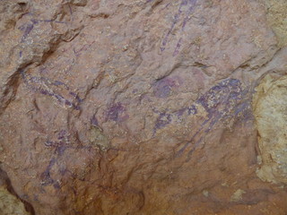 Tirig. Pinturas rupestres, Cueva de los Caballos y  Cuevas del Civil. Patrimonio de la Humanidad por la UNESCO en Barranco Valltorta,Castellón, (Comunidad Valenciana, España) © VEOy.com
