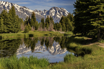 Fototapeta na wymiar Grand Teton mountains