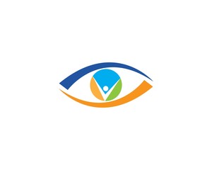 Eye Care vector logo design