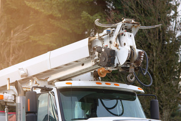 image of the truck driller dig- crane