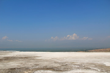 Pamukkale exotic pearl of Turkey, the rarest natural phenomenon.