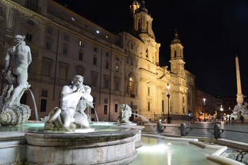 Piazza navona di notte