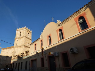 Fototapeta na wymiar Jorquera. Pueblo de Albacete en la comunidad autónoma de Castilla La Mancha ( España) situado en un enclave natural de extraordinaria belleza