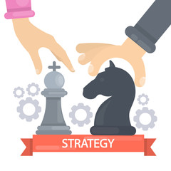 Strategy concept illustration.