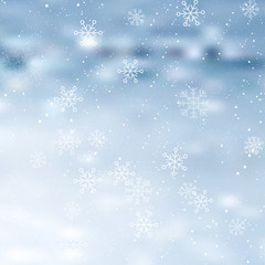 Merry Christmas vector design. Winter background