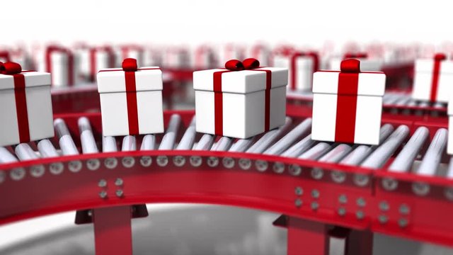 A look inside Santa's Christmas toy factory at the North Pole.