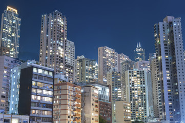 Fototapeta na wymiar high rise residential building in Hong Kong