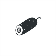 Cucumber icon. Vector Illustration