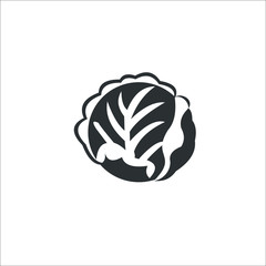 Cabbage icon. Vector Illustration