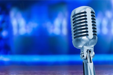 Mic on background.
