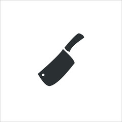 Butcher chef knife icon