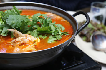 Maeuntang, a hot and spicy Korean fish stew