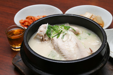 Korean Ginseng Chicken Soup, Samgyetang