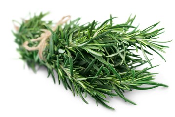 thyme fresh herb isolated on white background