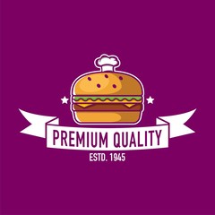 Fastfood logo  Burger logo