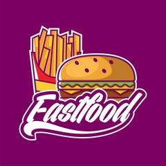 Fastfood logo, Burger logo